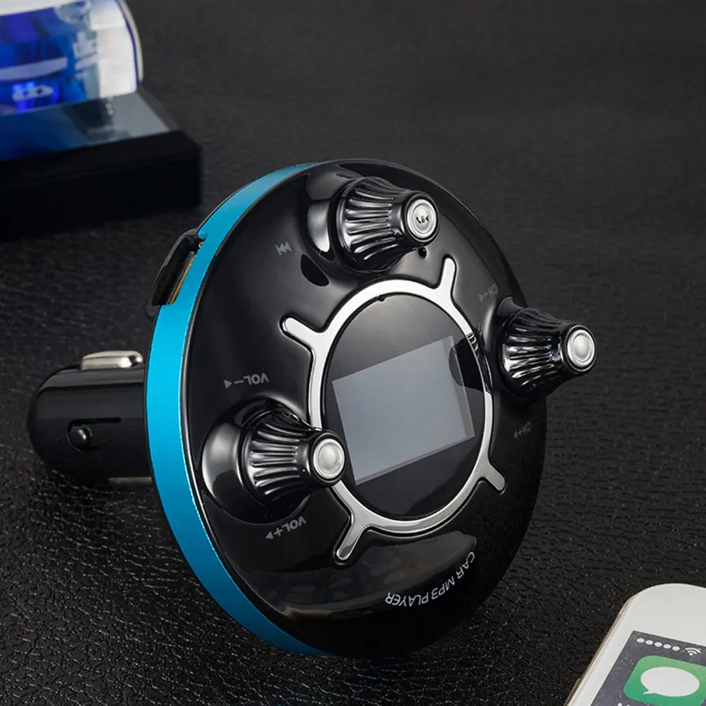Bluetooth 4,0 fm-передатчик мини lcd беспроводной fm-передатчик громкой связи Bluetooth Автомобильный MP3-плеер Комплект двойной USB/BT13 8