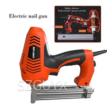 2300 Вт прямой код двойного назначения гвоздильщик Электрический гвоздь Деревообрабатывающие инструменты доска пластиковые пластины гвоздь пистолет