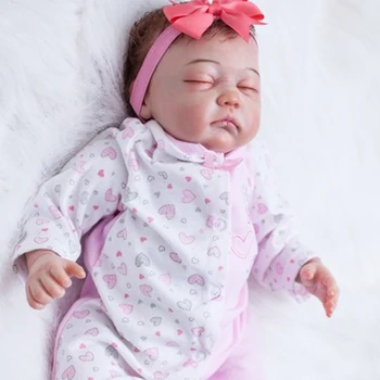 

55CM Super simulated Silicone Reborn Baby Doll Toy Masterpiec Vinyl Newborn Babies Amazing Painting Bebe reborn bonecas