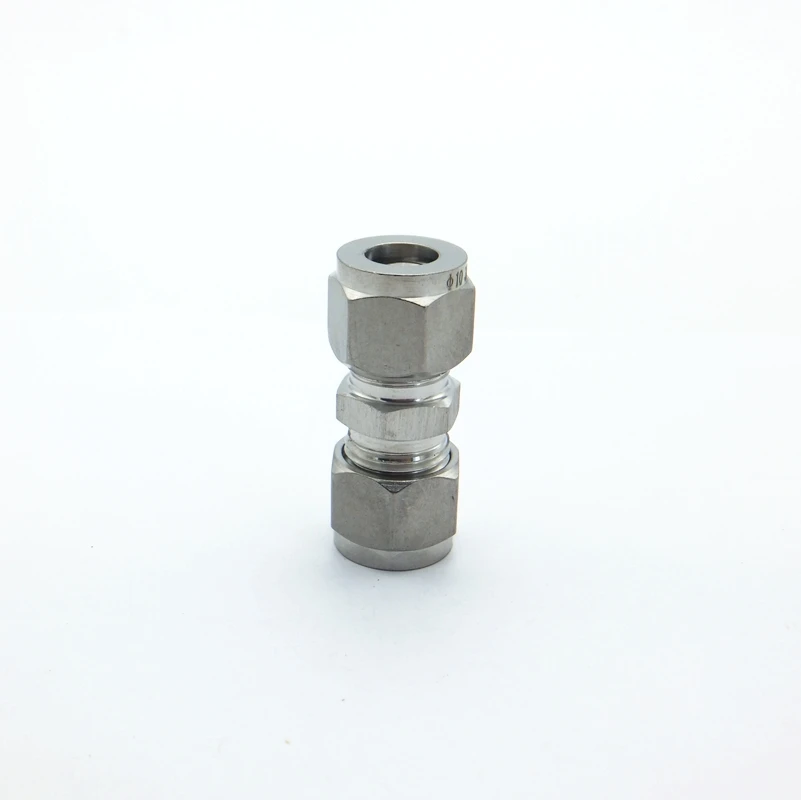 304 нержавеющая сталь 1/" 1/4" 3/" 1/2" равный двойной наконечник трубы Соединительный соединитель для воды масло воздуха