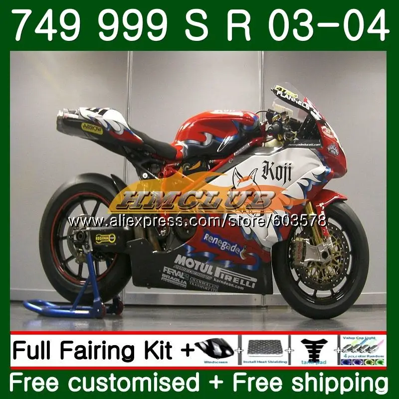 Корпус для поездок на мотоцикле DUCATI 749-999 749S 999 S 2003 2004 2005 2006 комплект 48CL. 77 новые красные 749 999 S R 749R 999R 999 749 03 04 05 06 обтекатель