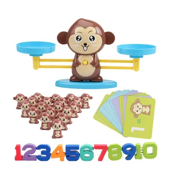 

Figure Digital Balance Scale Toy Kids Montessori Math Balancing Scale Number Board Game Educational Toy Christmas Gift 3