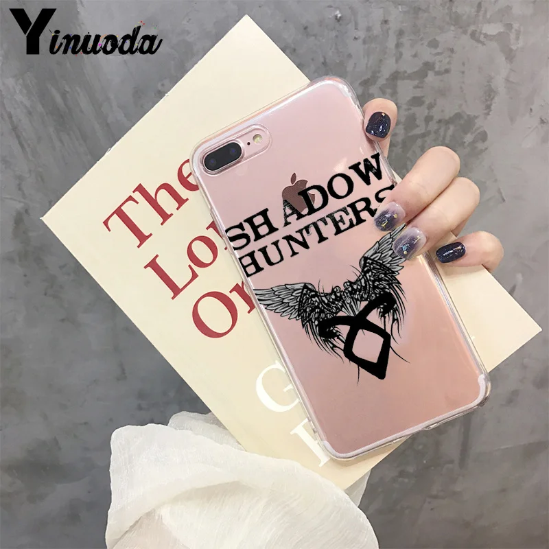 3 Yinuoda Shadowhunters Pattern Rubber Phone Accessories Cover for iPhone X XS MAX 6 6s 7 7plus 8 8Plus 5 5S SE XR 11 pro max - Цвет: 3