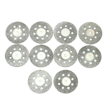 

10PCS/Set 22mm Diamond Grinding Wheel Abrasives Saw Blades Rotary Tool Circular Tool Cutting Disc Saw Blades