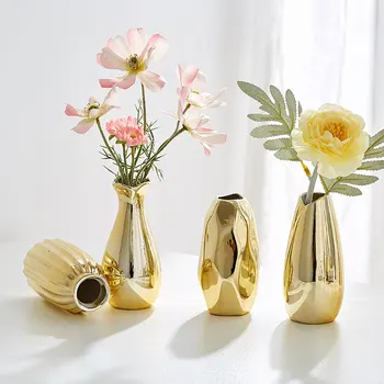 

Chinese Style tabletop Vases Modern Minimalist Fashion Ornaments Crafts Decorative Plating Vase Ceramics Flower Vases Home Decor