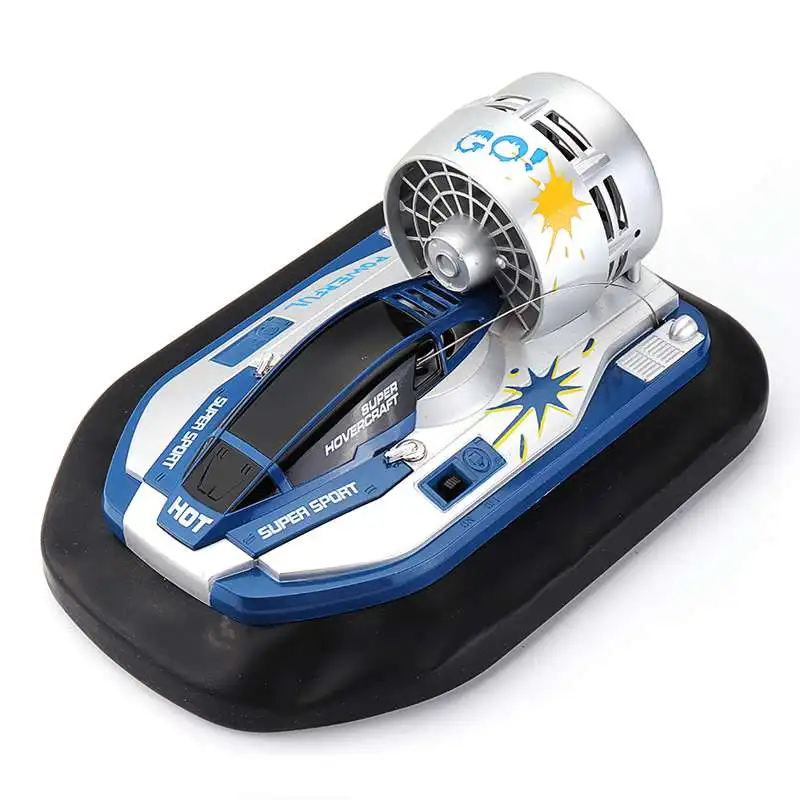 RC Boat HHY7805296 Radio Control Mini 7KM/H 40HZ Brush Motor RC Hovercraft RC Boat Vehicle Models RTR Toys for Kids in 3 colors
