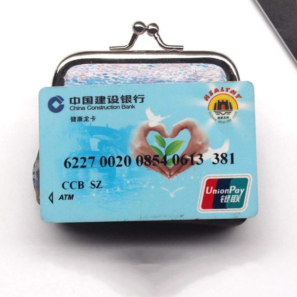 Vintage Coin Purse Wallet Women Famous Oil Painting Small Wallet Hasp Creative Clutch Bag Good Gift Women's Mini Purses Coin purse Women wallet Coin wallet Change bag