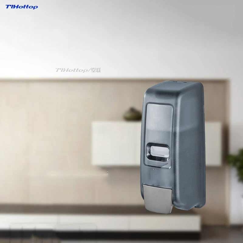 

Tlhottop 400ml Wall Mounted Single Foaming Soap Dispenser Commercial Soap Dispenser For Bathroom Kitchen Black Green YJ-2512