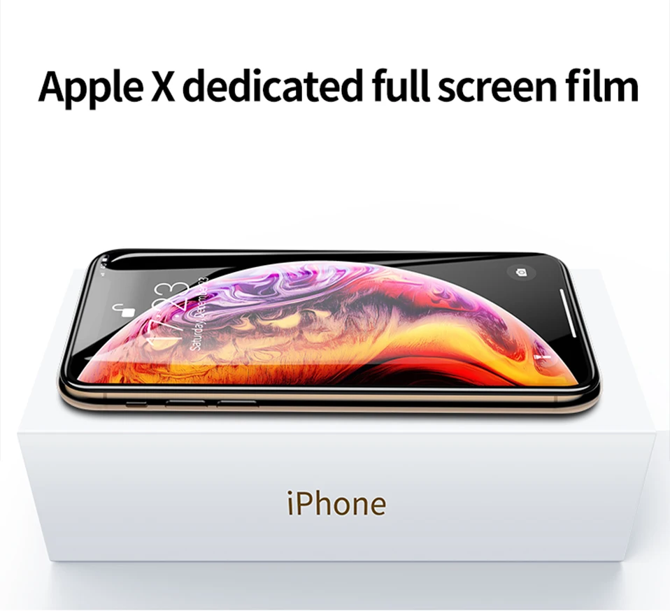 9D защитное закаленное стекло для iPhone 7 8 Plus стекло защитная пленка, стекло для iPhone XR X XS Max