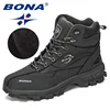 BONA – chaussures en cuir pour homme, chaussures d'extérieur, hautes, confortables, en peluche, pour escalade et pêche, hiver ► Photo 1/6