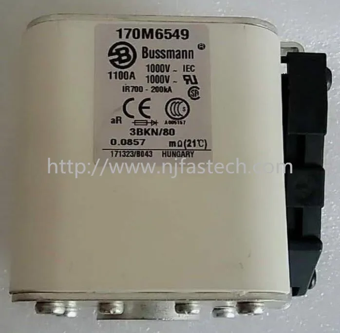 

New original 170M6549 1100A 1000V Semiconductor Fuses fuse power