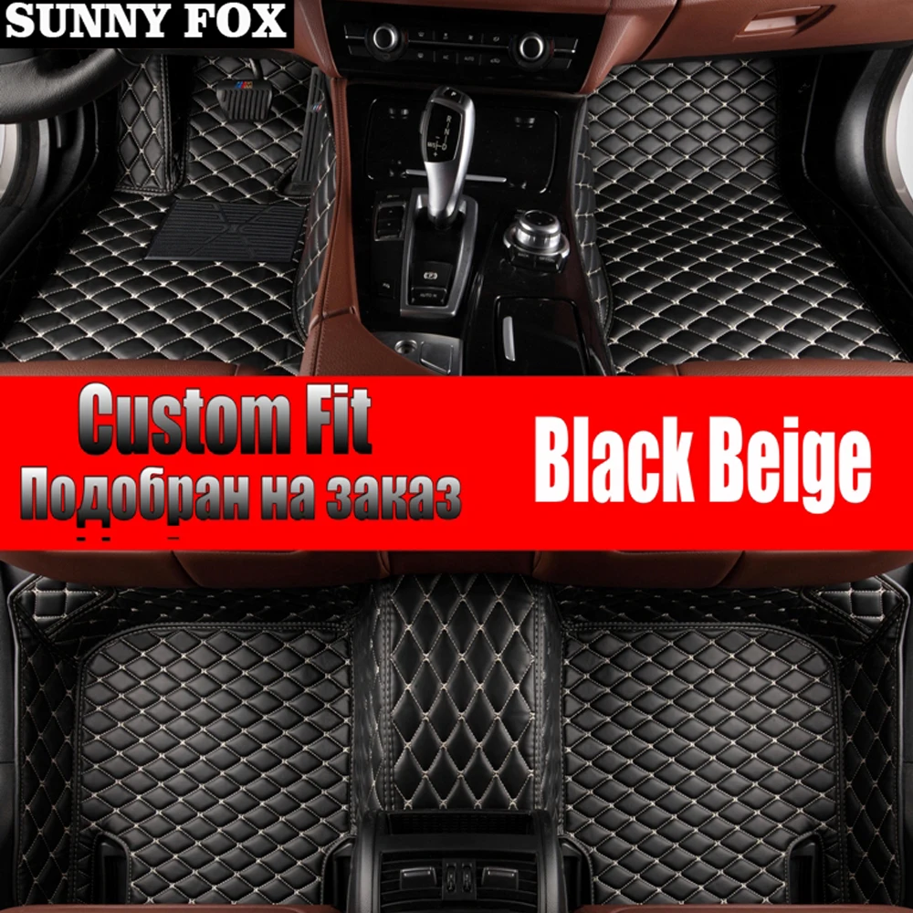 Car floor mats for Peugeot 206 207 2008 307 308sw 3008 408 4008 508 rcz