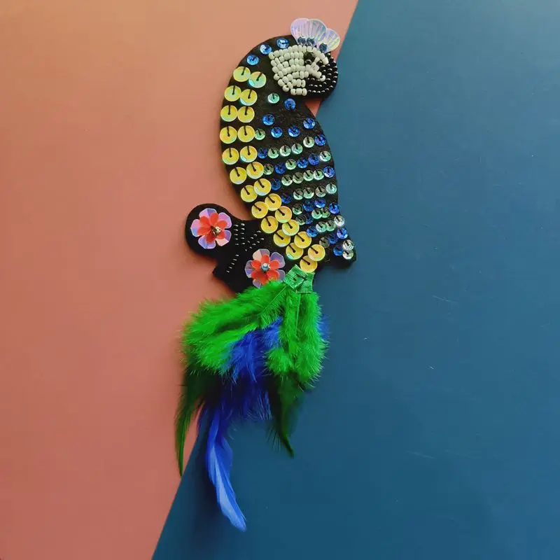 BIRD FEATHER PATCHES FOR CLOTHES 3