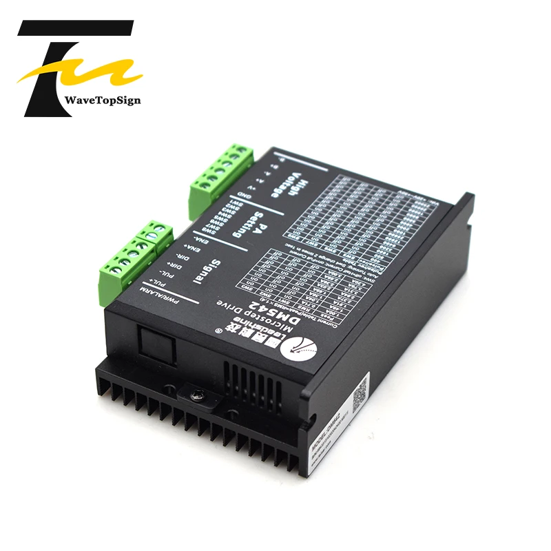WaveTopSign Leadshine 2 фазы шагового драйвер DM542 20-50VAC 1,0-4.2A