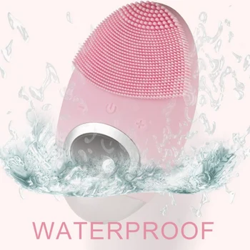

Sonic Vibrating Silicone Facial Cleanser Wireless Charging Facial Cleanser Beauty Instrument Deep Cleaning