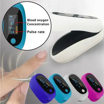 

Fingertip Pulse Oximeter Blood Oxygen Cardiometer Sleeping Monitor Measuring Blood Oxygen Tool SPO2 PR Pulsioximetro