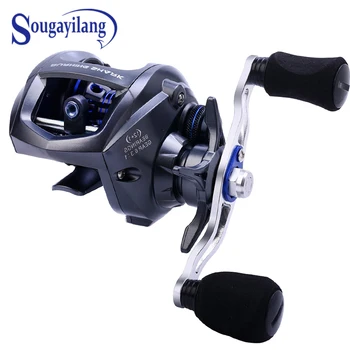 

Sougayilang 12+1BB Gear Ratio 6.3:1 Bait Casting Fishing Reel Baitcasting Reel Left/Right Hand Lure Fishing Reel