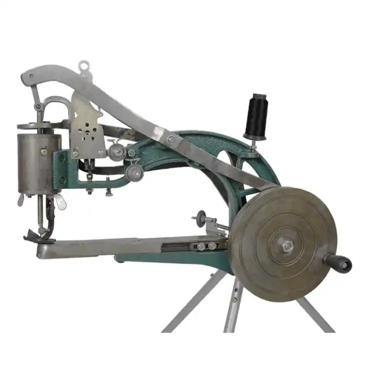 novaya ruchnaya obuvnaya shvejnaya mashina s dvojnoj hlopkovoj nejlonovoj liniej kozhanaya mochalka dlya remonta obuvi shvejnaya mashina