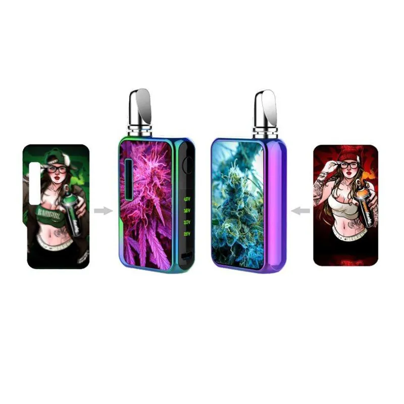 Vapmod Dragoo Mod 650 мАч 3D Экспресс переменное напряжение разогрева испаритель VV батарея для 510 резьбовых тележек картридж толстый масляный бак