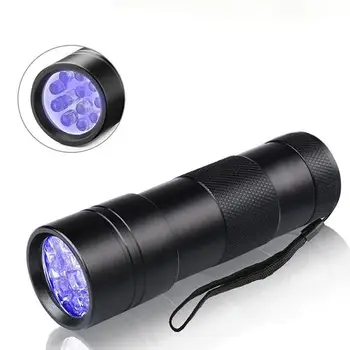 

HiMISS 12LEDs UV Flashlight Black Light for Dry Stains Scorpion Lamp Money Detector