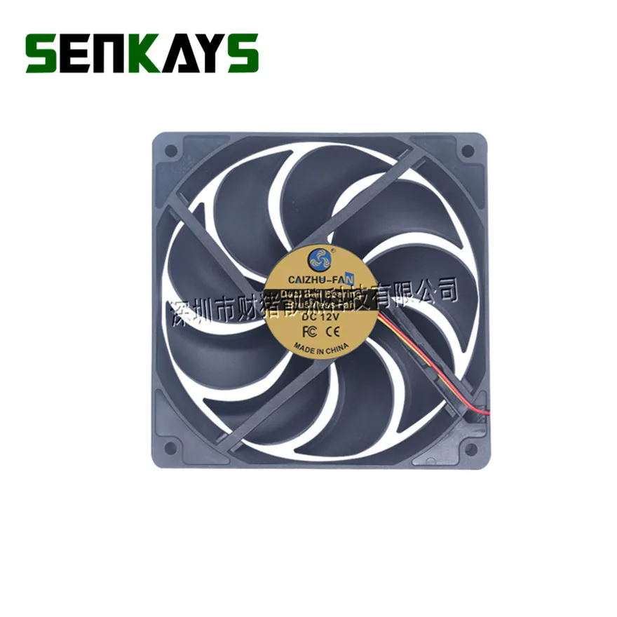 12025, 120x120x25mm, DC 5V, 12V, 24V, 2PIN, 3PIN, FG