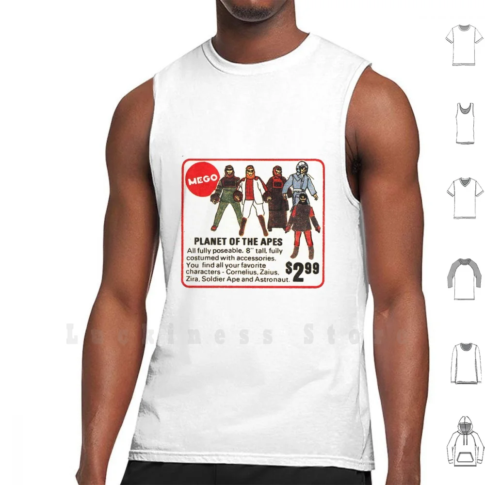 Mego Planet Of The Apes Action Figures Canotte Canottiera Senza Maniche Planet Of The Apes Mego Action Figures Giocattoli Zaius