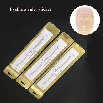 

Microblading Accessories Eyebrow Ruler Sticker Permanent Makeup Tattoo Supply Measurement Accurate Shaping Tool Eyebrow Stencil