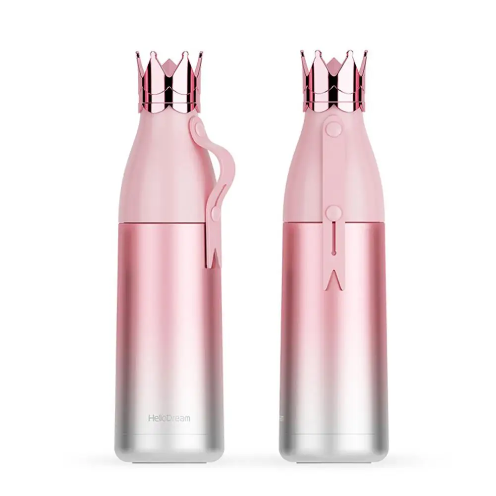Pink 350ml Kuulee наружный автомобильный портативный термос - Цвет: Pink 350ml