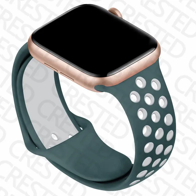 Silicone Strap For Apple Watch band 44mm 40mm iWatch 38mm 42mm Smartwatch watchband Bracelet Apple Watch 6 SE 5 4 3 Accessories Hasta