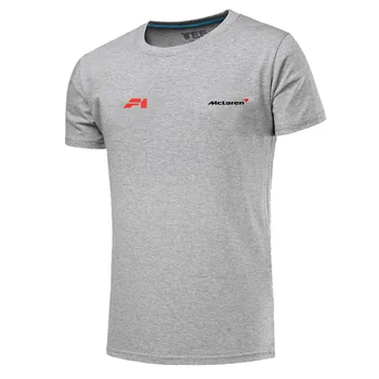

Summer New Tee Print Men McLaren T-Shirt Top Quality Cotton Short Sleeve T Shirt Men S-XXXL