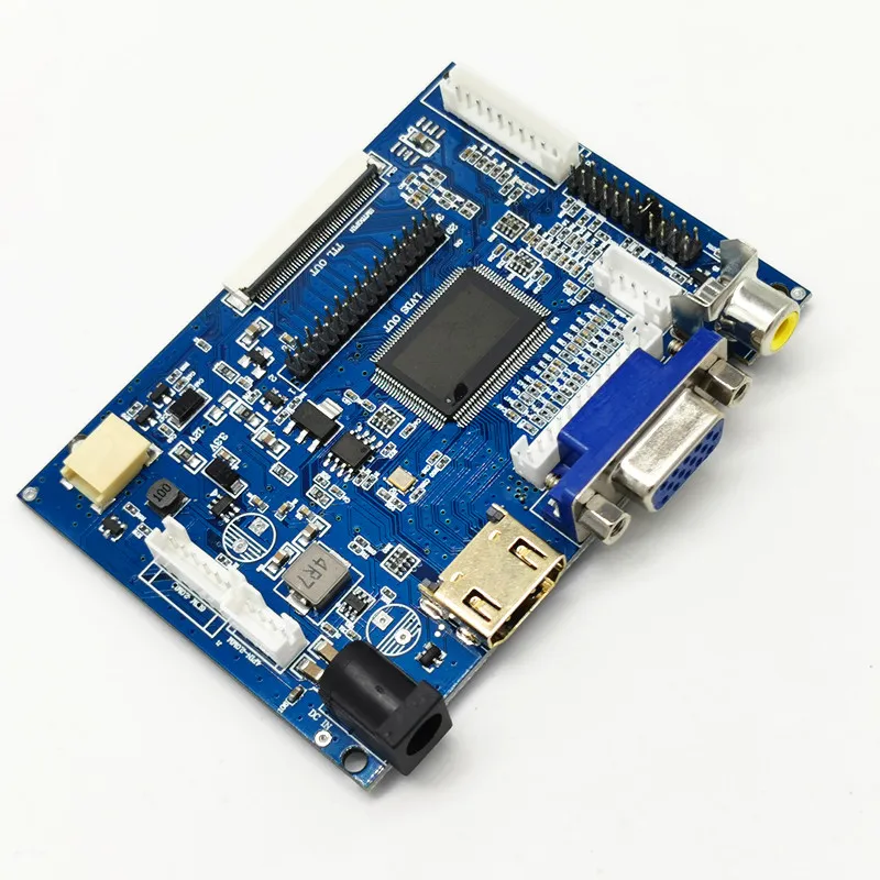 무료 쓰기 펌웨어 LCD 컨트롤러 보드 드라이버 모듈 DIY 키트 6.5 -15.6 TTL 50pin 1ch/6 비트 40Pin 1280X800 1366X768 패널