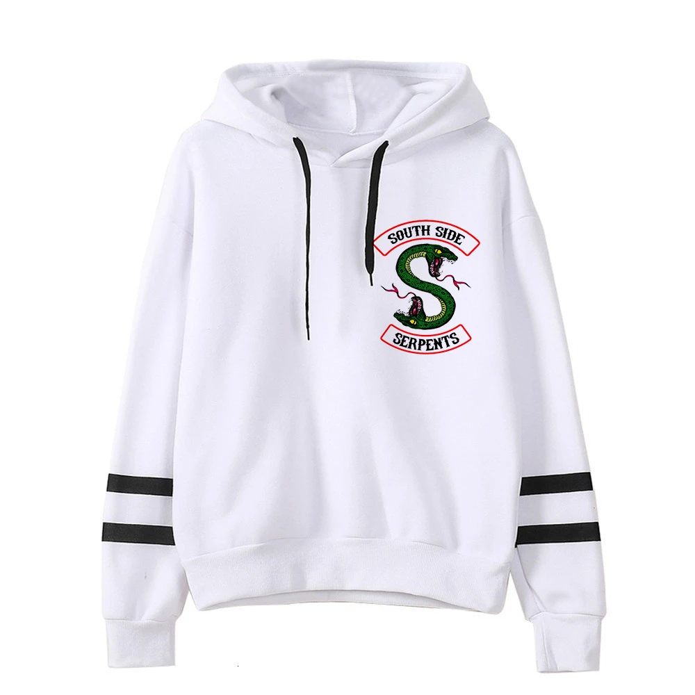 918 Забавные ривердейл "South Side serpents" SouthSide Толстовка Для женщин Ulzzang 90s Harajuku толстовки Повседневная Женская обувь Топы; толстовки - Цвет: 918