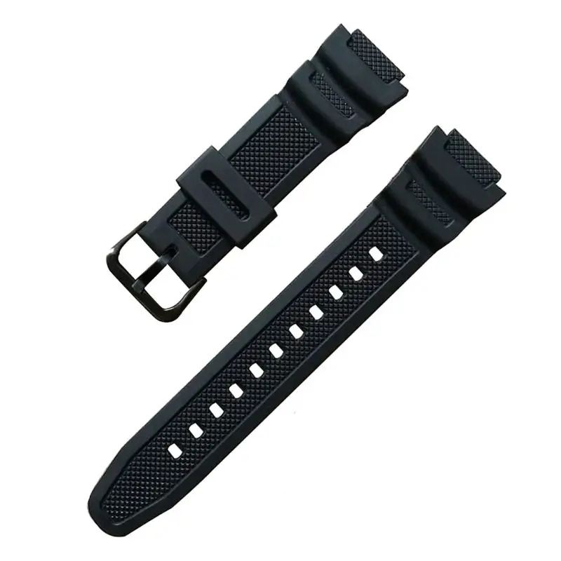 2022 새로운 실리콘 시계 스트랩 스틸 버클 팔찌 Ca-sio W-735H W-800 SGW-300H