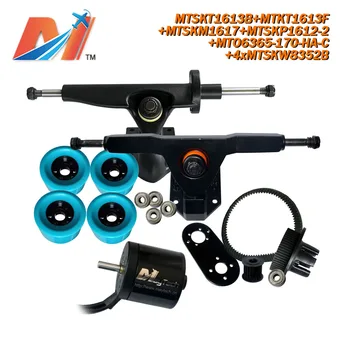 

Maytech (9pcs) dc motor pulley 6365 170KV and motor wheel overboard truck and diy-electric-skateboard-kit pu wheels