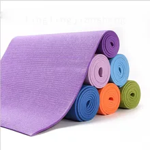 Обработка настраиваемая 3 мм ПВХ коврик для йоги высокой плотности противоскользящая Спортивная пуш-ап подстилка на коврик для йоги