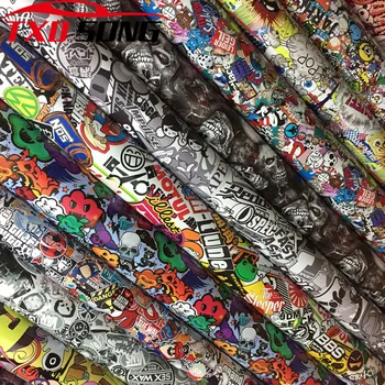 

Sticker Bomb Vinyl Car Wrap Graffiti Sticker bomb Sheets PVC Racing Car Laptop Motorbike Vinyl Decal Size: 10/20/30/40/50/60CM