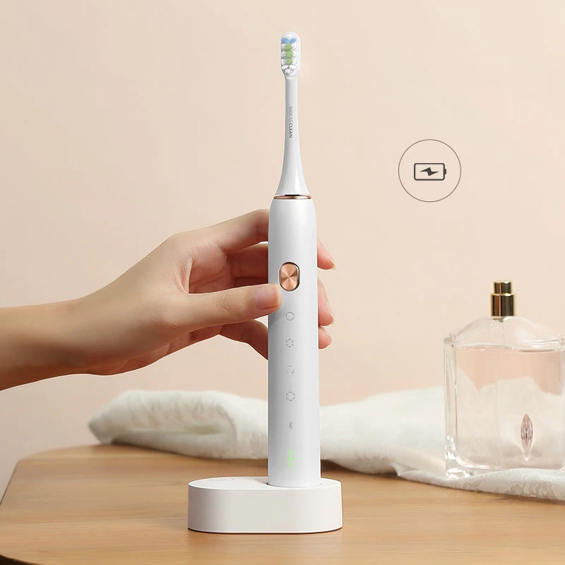 Xiaomi Mijia SOOCAS X3 звуковая электрическая зубная щетка для ультра звукового автоматического обновления заряжаемая для взрослых Поддержка Водонепроницаемый IPX7