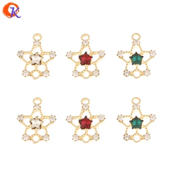 

Cordial Design 100Pcs 14*17MM Jewelry Accessories/Hand Made/DIY Making/Jewelry Connectors/Rhinestone Charms/Earring Findings