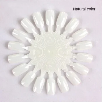 

Nail Display Stand Nail Art Tips Palette Practice Sample Round Color Card Acrylic Polish Nails Accessories Manicure Tools