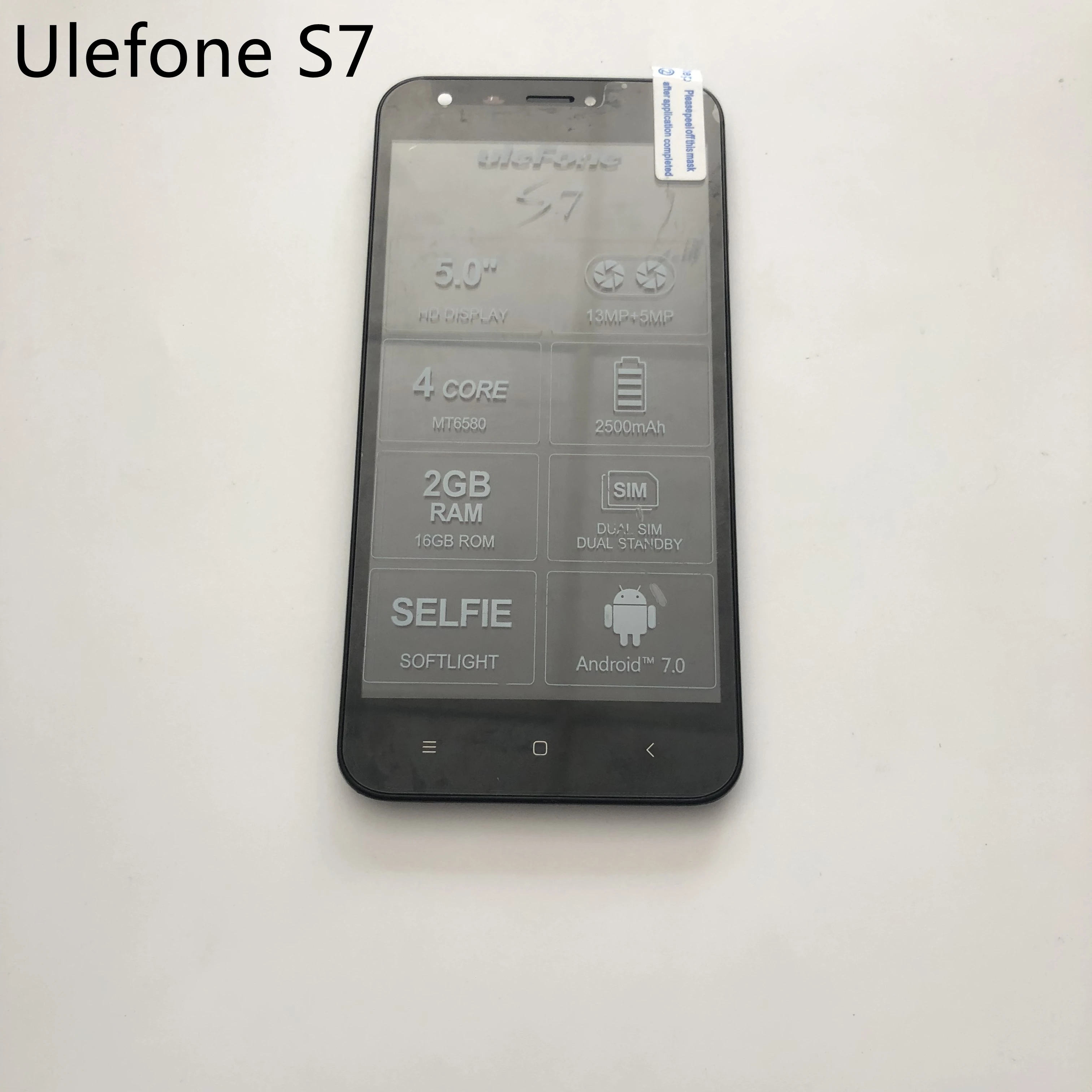 Ulefone S7 б/у ЖК экран + сенсорный рамка для смартфона MTK6580 Quad Core 5 0 дюймов HD