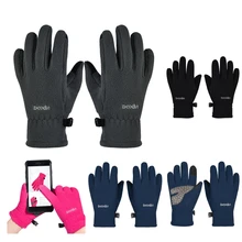 Детские велосипедные перчатки полный палец перчатки для тренировок зимние теплые перчатки для сенсорного экрана