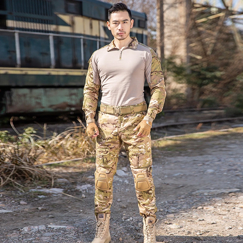 Ropa de Paintball Airsoft para exteriores, uniforme de Tiro Militar, camisa de camuflaje de combate táctico, pantalones, camisa táctica del - AliExpress