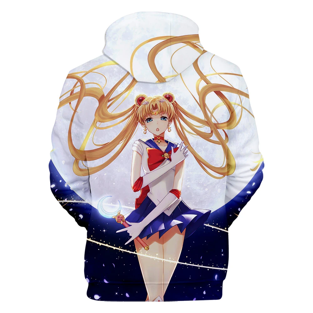 Sailor moon 3d hoodie e moletom meninos