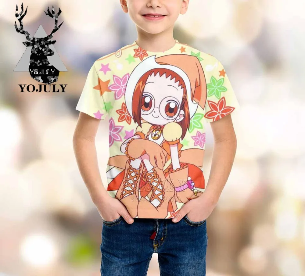 YOJULY Witch Doremi harajuku/детская одежда с 3d принтом для маленьких мальчиков и девочек-подростков детская футболка Лидер продаж, модные топы, футболки, футболки, Modis, A321