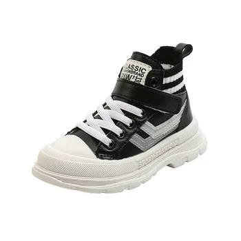 

New 2020 Children Boots for Kids Girls Fashion Ankle Boots Toddler Boys Comfortable Sneakers Baby Soft Leather Casual Shoes