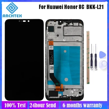 

6.26inch For Huawei Honor 8C BKK-AL10 BKK-L21 LCD Display + Touch Screen with Frame Digitizer Assembly Parts 100% Tested Tools