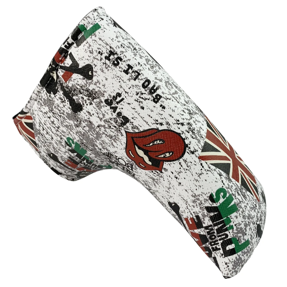 Magnetic Closure Golf Putter Cover For Blade Mallet Putter Club Soft PU Anti-scratch Golf Headcovers