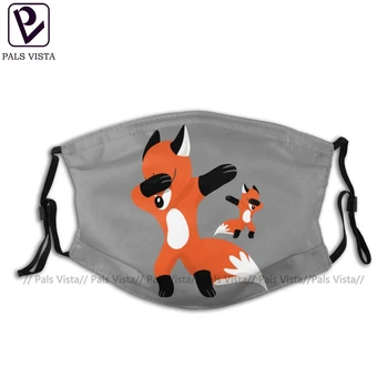 

Fox Mouth Face Mask Fox Dabbing Facial Mask Fashion Cool with 2 Filters for Adult