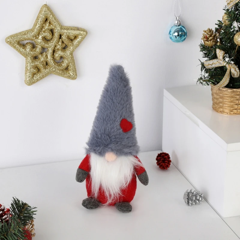 Рождественское украшение 8 дюймов плюшевые гном куклы украшения Шведский Рождественский Санта Нисс нордический эльф фигурка праздничный подарок
