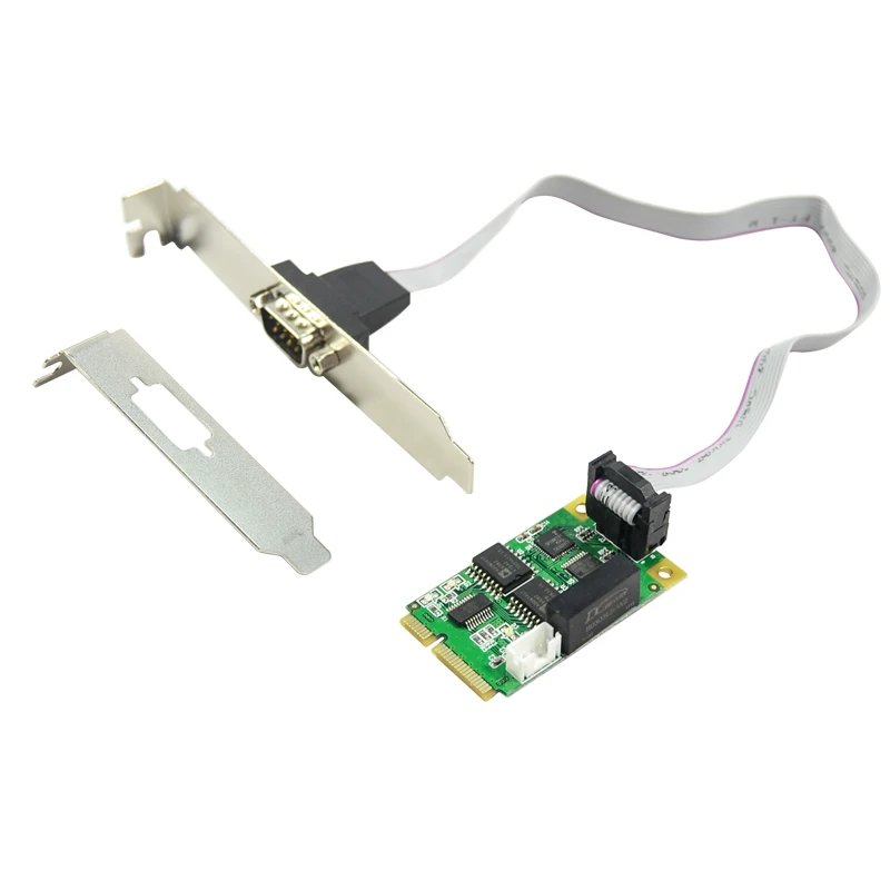 MINI PCI-E к RS232 RS422 RS485 последовательная карта Minipcie(Протокол USB) Защита от перенапряжения Электростатическая многофункциональная Плата расширения